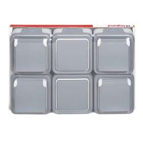 Lot de 2 inter ou va-et-vient + 4 prises étanche Plexo complet saillie - gris|Legrand-LEG200181