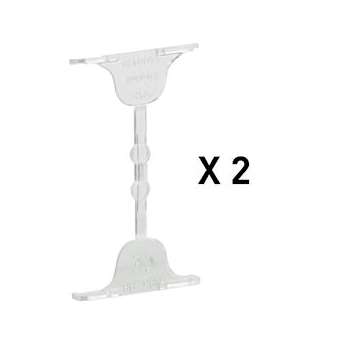 4 bouchons obturateurs pour trous de fixation sur supports métalliques Plexo|Legrand-LEG069598