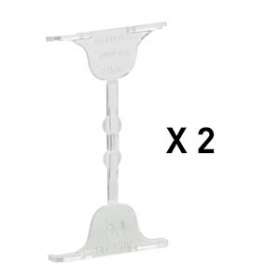 4 bouchons obturateurs pour trous de fixation sur supports métalliques Plexo|Legrand-LEG069598