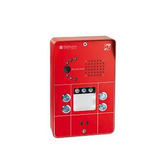 Portier mains-libres SecurAccess PMR IP CAM Compact 4 BT Rouge|Depaepe-DEPPX304R