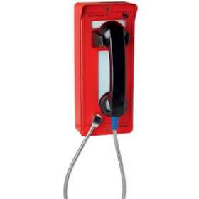 Poste sécurité anti-vandales étanche SecurPhone SIP sans clavier/Urgence Rouge|Depaepe-DEPPVI00R
