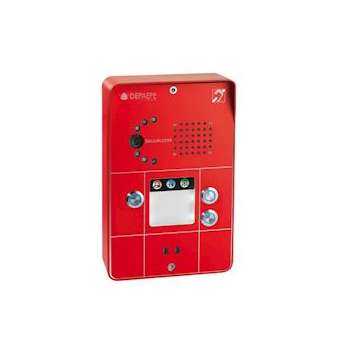 Portier mains-libres SecurAccess PMR IP CAM Compact 3 BT Rouge|Depaepe-DEPPX303R