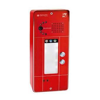 Portier mains-libres SecurAccess PMR IP CAM 2 BT Rouge|Depaepe-DEPPX402R