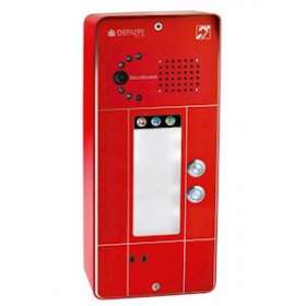 Portier mains-libres SecurAccess PMR IP CAM 2 BT Rouge|Depaepe-DEPPX402R