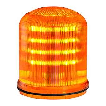 Mline: feu LED orange - fixe/clignotant/tournant- IP66 - lentille colorée|Sirena-ENA90352