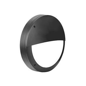 Hercules - Hublot LED demi-lune IP65 IK10 240V 18W 4000K avec batterie autonome|Aurora-ABIENBHDE1840EM