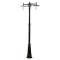 TOSCANE - Lant.+Mat IP43 IK02, noir, E27 2x57W max., lampe non incl., haut.2,33m|Aric-ARI4083
