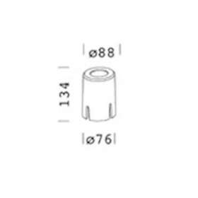 Accessoire 130 Reducteur Pour Mat Diam 76 Noir|Disano-ZON99123000