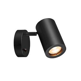 ENOLA B, applique intérieure, liseuse, noir, GU10/QPAR51, 50W max|SLV-DC51000729