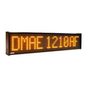 AFFICHEUR MATRICIEL 1 LIGNE 120mm 10 CARACTERES ROUGE 230V IP65 TROPICALISE|Ditel-D1VDMAE1210RPT