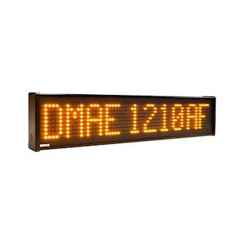 AFFICHEUR MATRICIEL 1 LIGNE 120mm 10 CARACTERES ROUGE 230V IP65|Ditel-D1VDMAE1210RP
