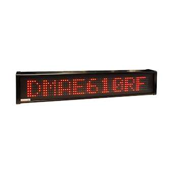 AFFICHEUR MATRICIEL 1 LIGNE 60mm 10 CARACTERES ROUGE 230V IP54|Ditel-D1VDMAE610RF