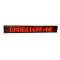 AFFICHEUR MATRICIEL 1 LIGNE 60mm 16 CARACTERES ROUGE 230V IP65 TROPICALISE