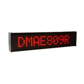 AFFICHEUR MATRICIEL 1 LIGNE 80mm 9 CARACTERES ROUGE 24V IP54 TROPICALISE|Ditel-D1VDMAE809R4FT