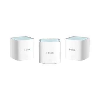 Solution MESH Wi-Fi 6 AI Eagle Pro AX1500 jusqu'à 600m2 (pack de 3|Dlink-DLKM153