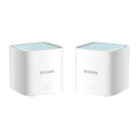 Solution MESH Wi-Fi 6 AI Eagle Pro AX1500 jusqu'à 420m2 (pack de 2)|Dlink-DLKM152