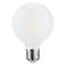 Lampe globe G80 Filament E27 7W 3000K 800lm, Cl.énerg.E, 15000H, opale, dimm|Aric-ARI20052