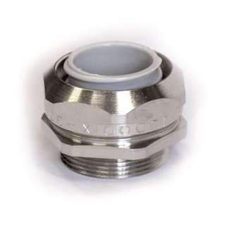 Raccord JUDODIX femelle - laiton nickelé - taille 16 - ISO 25 - IP66|Eaton Capri-CAP629254