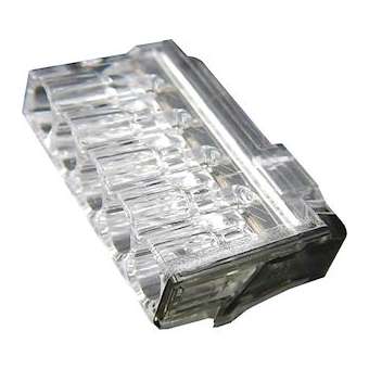 100 Bornes de connexion SLIM 2 entrées pour fils rigides 0,5 à 2,5mm2 24A-450V|Eaton Capri-CAP307105