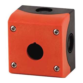 Boîtier à monter en saillie, noir, couvercle rouge|Eaton industries-EONM22-SOL-IR1Q