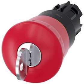 BOUTON-P. CP. PNG ARR. URG. 40MM, ROUGE|Siemens Industries et Infrastructures-SIE3SU1000-1HG20-0AA0