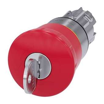 BOUTON-P. CP. PNG ARR. URG. 40MM, ROUGE|Siemens Industries et Infrastructures-SIE3SU1050-1HF20-0AA0