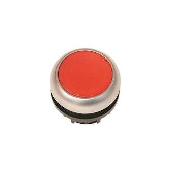 Bouton-poussoir lumineux, plat, rouge, à rappel|Eaton industries-EONM22-DL-R