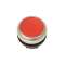 Bouton-poussoir lumineux, plat, rouge, à rappel