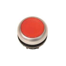 Bouton-poussoir lumineux, plat, rouge, à rappel|Eaton industries-EONM22-DL-R