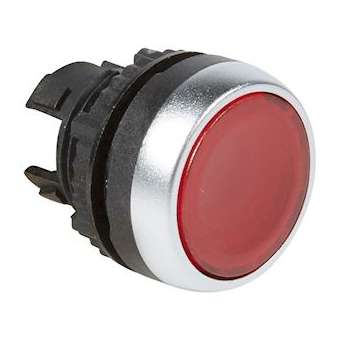 Tête à impulsion lumineuse affleurante IP69 Osmoz composable - rouge|Legrand-LEG024001