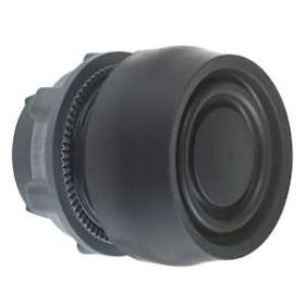 Harmony tête de bouton poussoir + capuchon IP66 - D22 - noire|Schneider Electric-SCHZB5AP2S