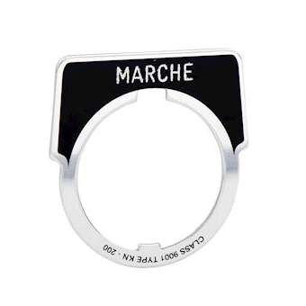 Harmony 9001K - étiquette - D30 - 40x43mm - MARCHE|Schneider Electric-SCH9001KN201F