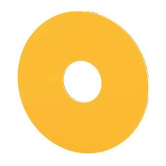 Étiquette, arrêt d'urgence, jaune, sans inscription|Eaton industries-EONM22-XBK