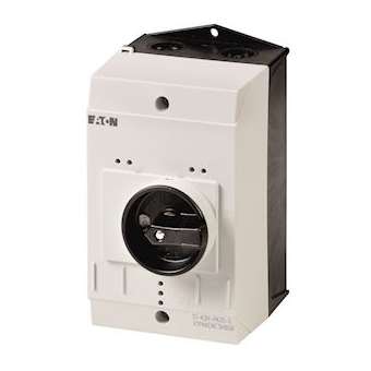 Coffret isolant, pour PKZ0, +poignée rotative, noir/gris|Eaton industries-EONCI-K2-PKZ0-G