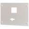 Platine NZM2 + XFI, Montage vertical HxL400x600mm