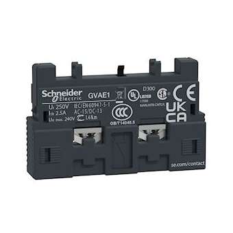 contact auxiliaire ADDITIF FRONTAL F OU O|Schneider Electric-SCHGVAE1TQ