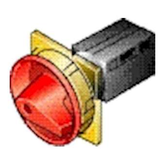 Inter-sect, arrêt d'urgence, Contacts: 4, 10 A, 90 DEG, encastré|Eaton industries-EONTM-2-8293-E-SVB