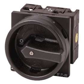 Inter. général, 2 P, 32 A, 90DEG, verrouillable en position 0, encastré|Eaton industries-EONT3-1-102-EA-SVB-SW