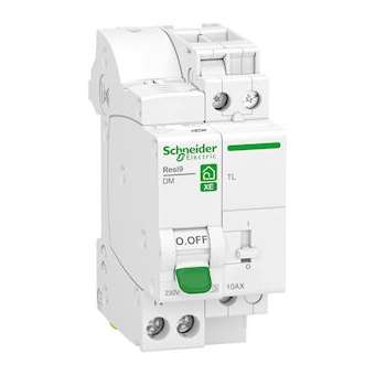 Resi9 XE - combiné disj+télérupteur - 1P+N - 10A - courbe C - embrochable|Schneider Electric-SCHR9ECL610