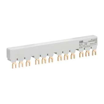 Peigne d'alimentation 65A Max pour 4 MS116-MS/MO132 sans contact auxilliaire|ABB-ABBH440070