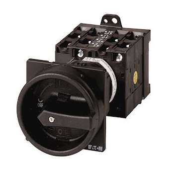 Inter. général, 6 pôle, 32A, 90DEG, verrouillable, encastréAvec fixationArrière|Eaton industries-EONT3-3-8342-V-SVB-SW