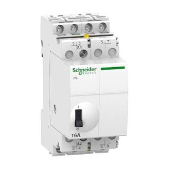 Acti9, iTL télérupteur 16A 4NO 230...240VCA 110VCC 50-60Hz|Schneider Electric-SCHA9C30814