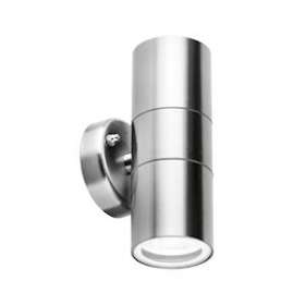 WallE - Applique haut/bas inox 316 IP65 GU10 2 x 35W max|Aurora-ABIENWDL832