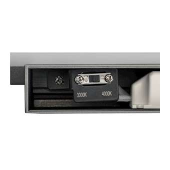 GLENOS 60, luminaire de miroir profilé, noir, SMD LED, 12,6W, 3000K|SLV-DC51003506