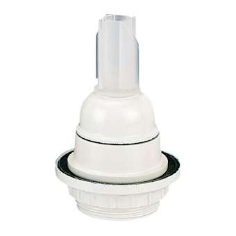 Douille E27 1/2 filetée SB blanc M10+bouteille EAN|Ebenoïd-EBE347301