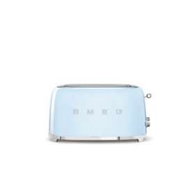 Grille-pain 4 tranches Années 50 - Structure en acier embouti|Smeg france-SMFTSF02PBEU