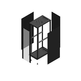 Baie de câblage 19' GIGARACK Série 70 42 U 600 x 1000|Gigamedia-GGMEL42610N
