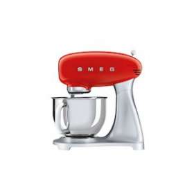 Robot sur socle Années 50 - Corps en alu coulé - Bol en acier inox poli|Smeg france-SMFSMF02RDEU