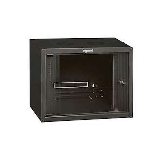 Coffret fixe 19pouces livré monté Linkeo capacité 18U - 892x600x450mm|Legrand-LEG646204