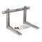 Support inox 304 pre-monte mural 550mm barre niveau lg 780 mm 2X80kg